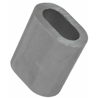100 Stk. - Aluminium-Pressklemme - f&uuml;r 1mm - Seil